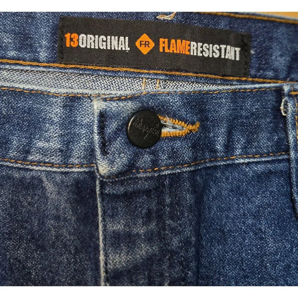 Wrangler Flame Resistant Gold/Leather Tab Size 36 x 32 Jeans - 60